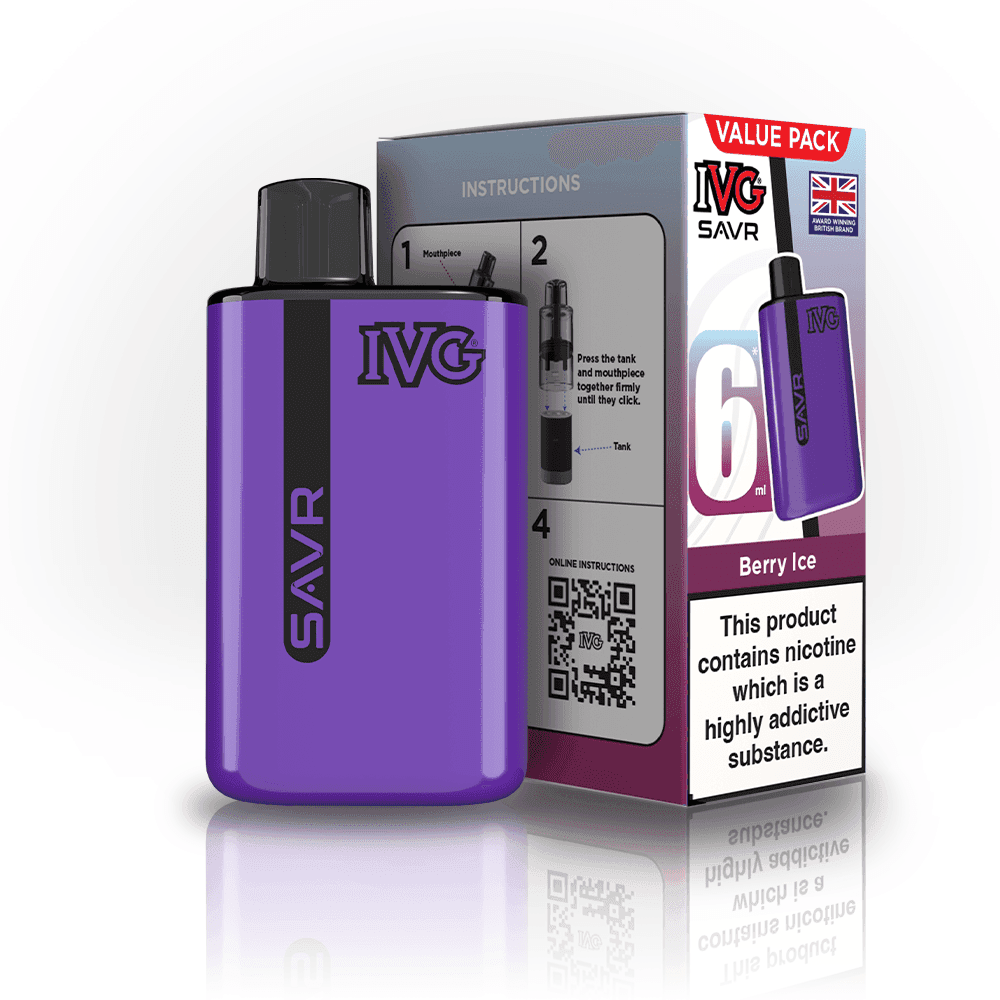  Berry Ice IVG SAVR 3000 Big Puff Device