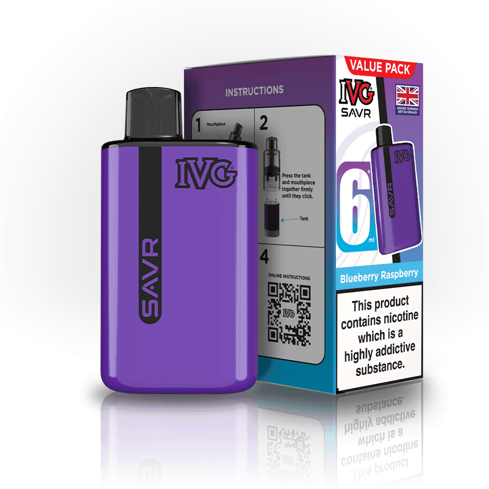 Blueberry Raspberry IVG SAVR 3000 Big Puff Device