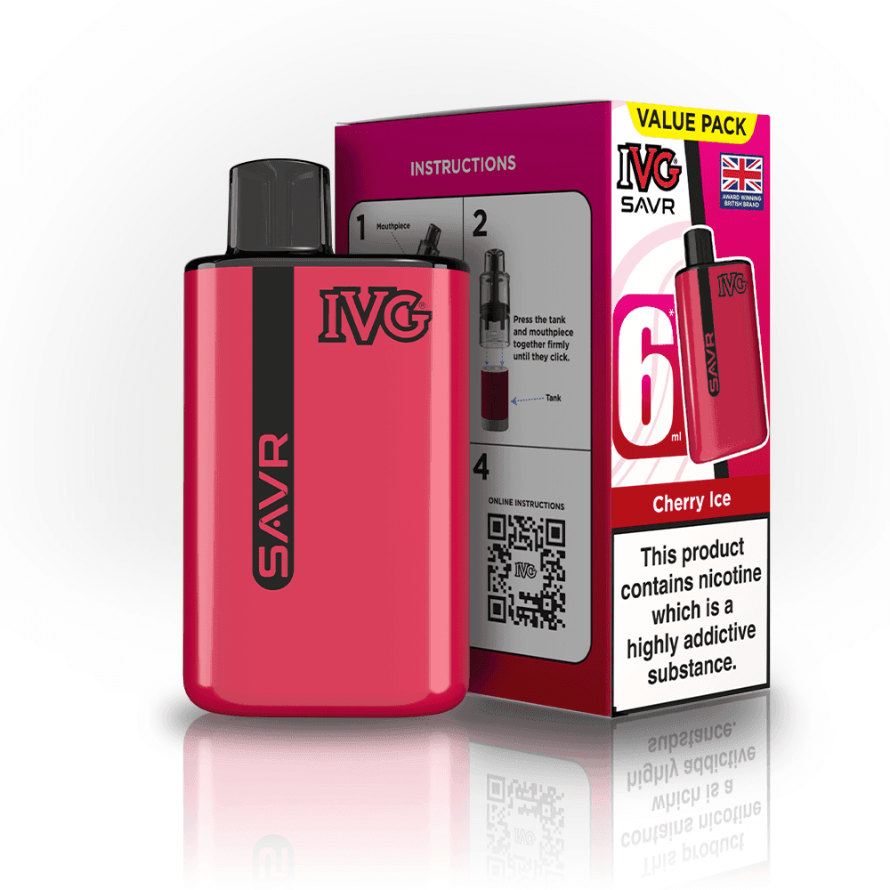  Cherry Ice IVG SAVR 3000 Big Puff Device