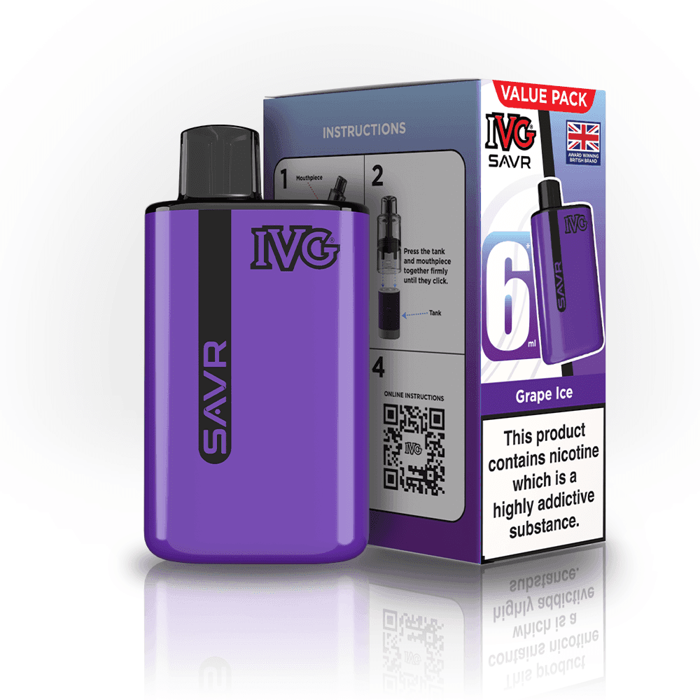  Grape Ice IVG SAVR 3000 Big Puff Device