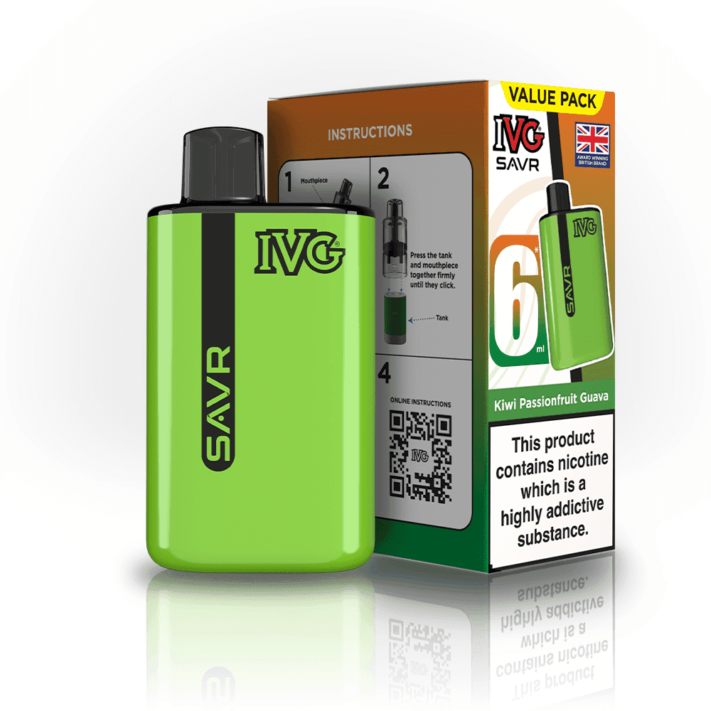  Kiwi Passionfruit Guava IVG SAVR 3000 Big Puff Device