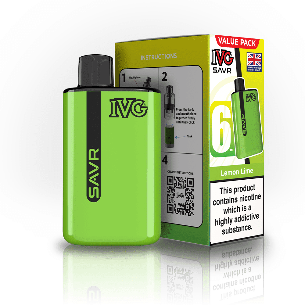  Lemon Lime IVG SAVR 3000 Big Puff Device