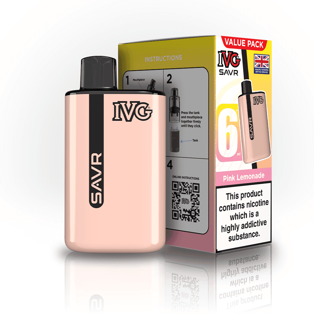  Pink Lemonade IVG SAVR 3000 Big Puff Device