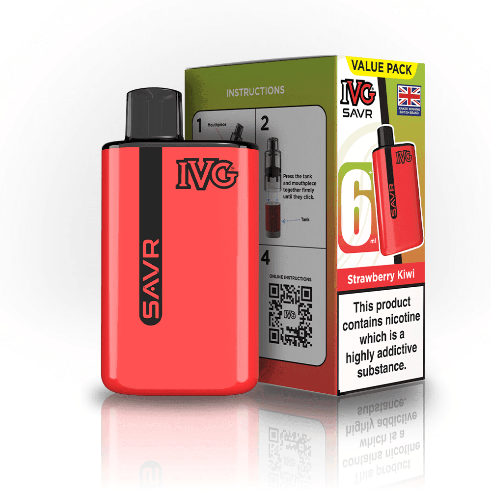  Strawberry Kiwi IVG SAVR 3000 Big Puff Device