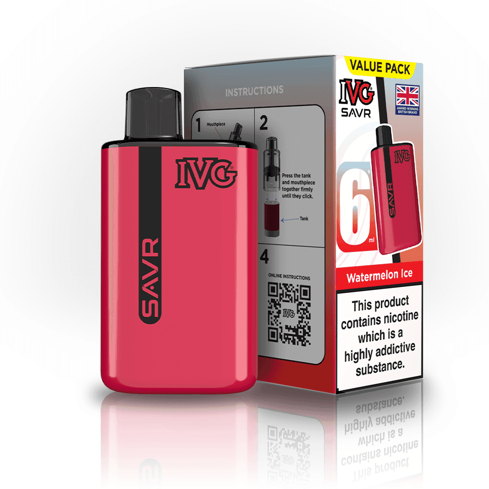  Watermelon Ice IVG SAVR 3000 Big Puff Device
