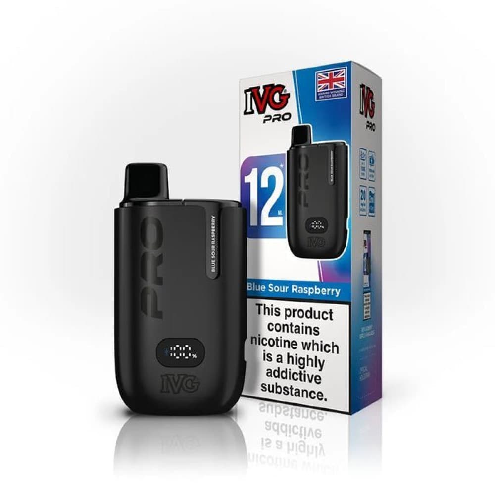  Blue Sour Raspberry IVG Pro 6000 Starter Kit Pack of 5
