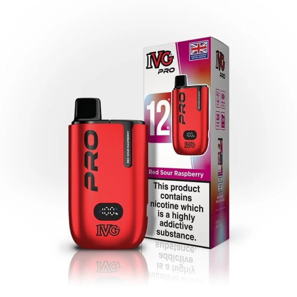  Red Sour Raspberry IVG Pro 6000 Starter Kit Pack of 5