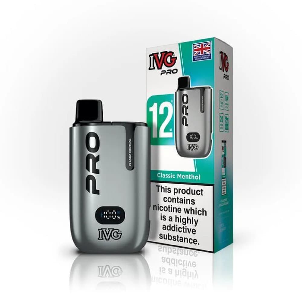  Classic Menthol IVG Pro 6000 Starter Kit Pack of 5