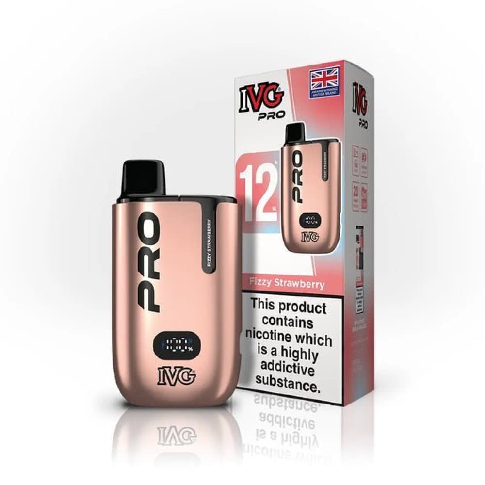  Fizzy Strawberry IVG Pro 6000 Starter Kit Pack of 5