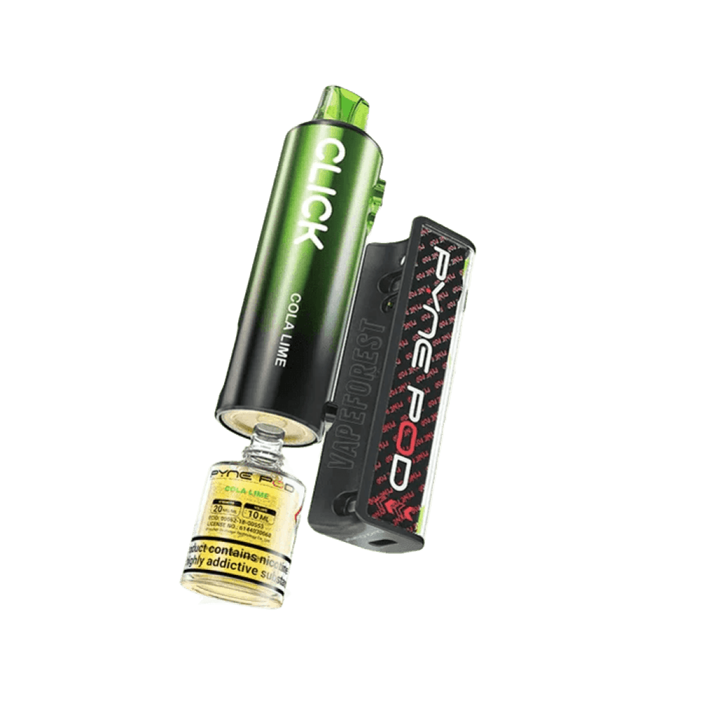  Cola Lime Pyne Pod Click 10K Prefilled Vape Kit Box of 5