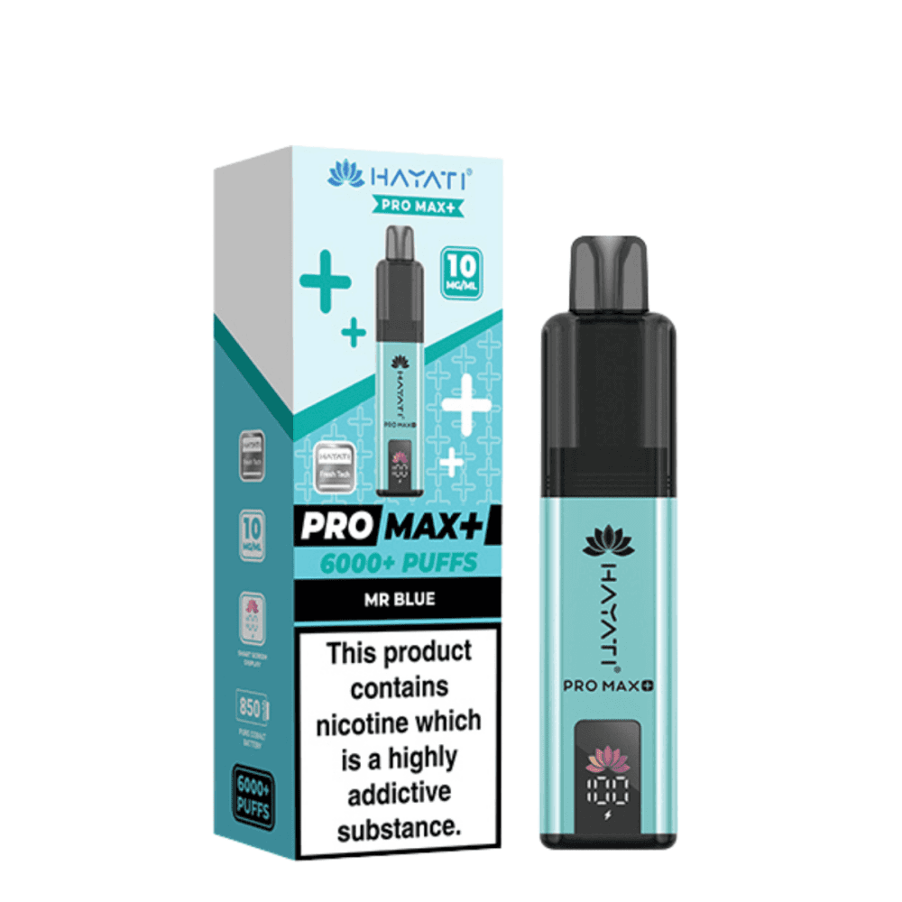  10mg / Mr Blue Hayati Pro Max+ 6K Puffs Pod Kit