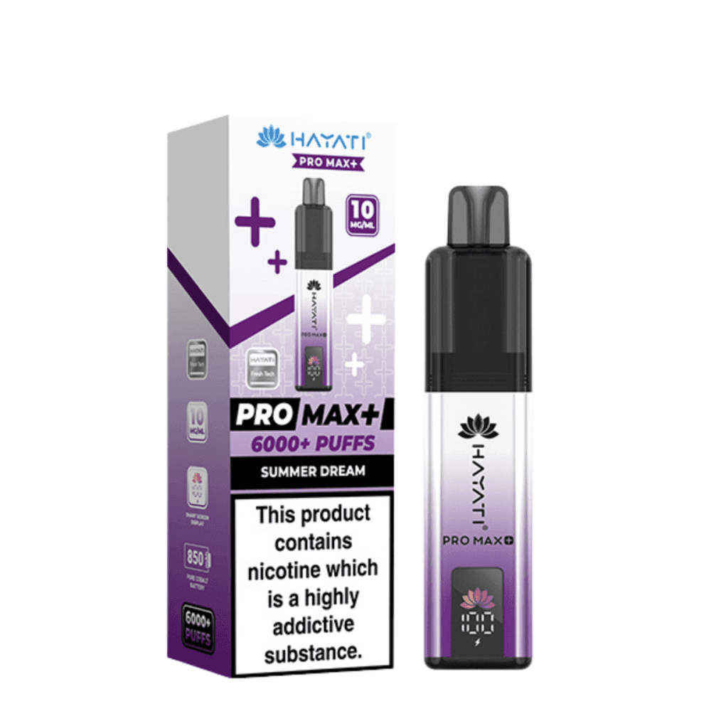  10mg / Summer Dream Hayati Pro Max+ 6K Puffs Pod Kit