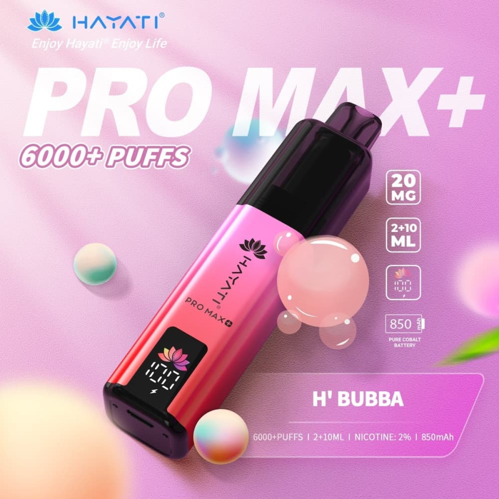  20mg / H' Bubba Hayati Pro Max+ 6K Puffs Pod Kit