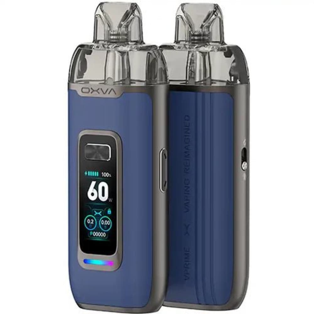  Blue Leather Oxva Vprime Pod Vape Kit