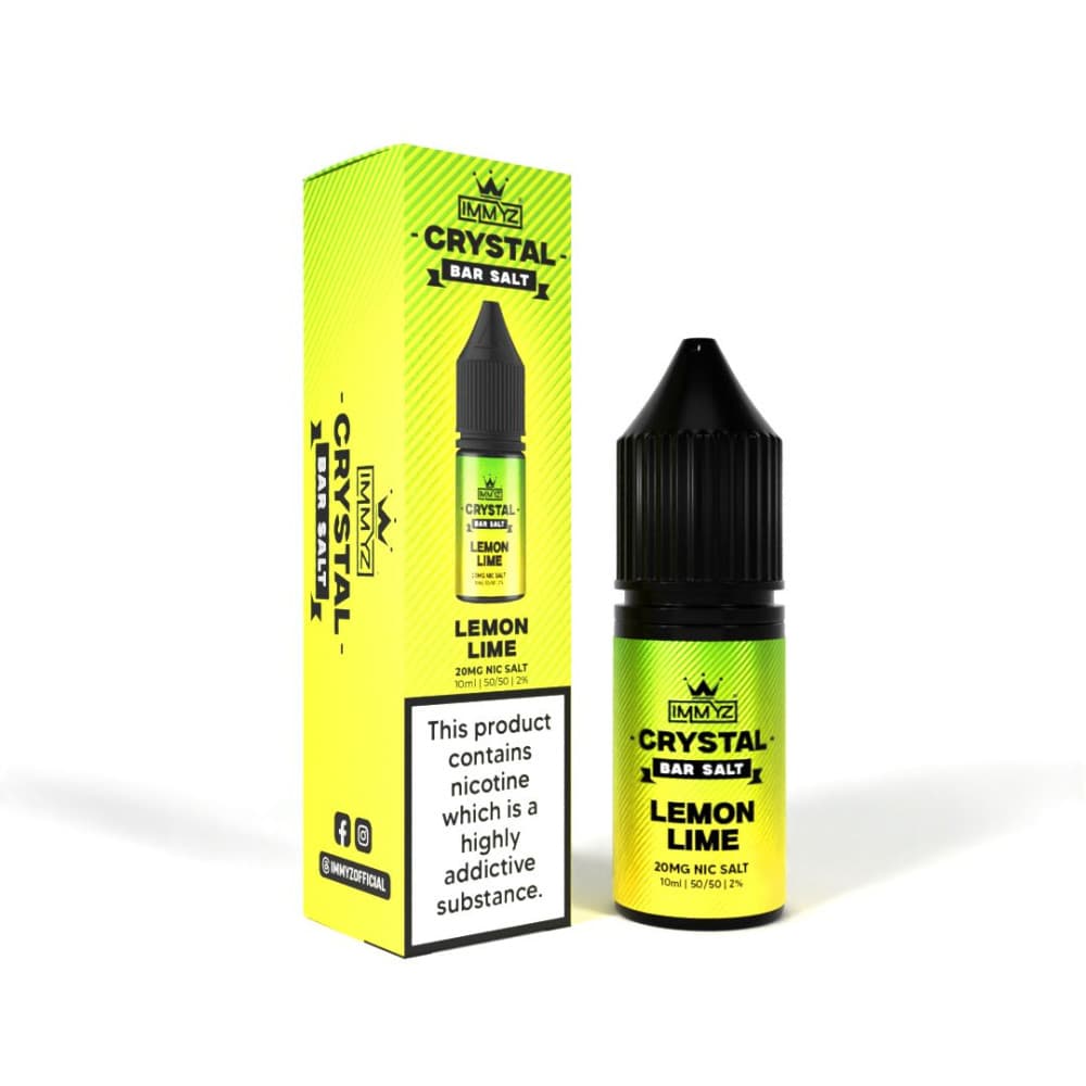  Lemon & Lime / 10mg IMMYZ Crystal Bar Nic Salt 10ml E-liquid
