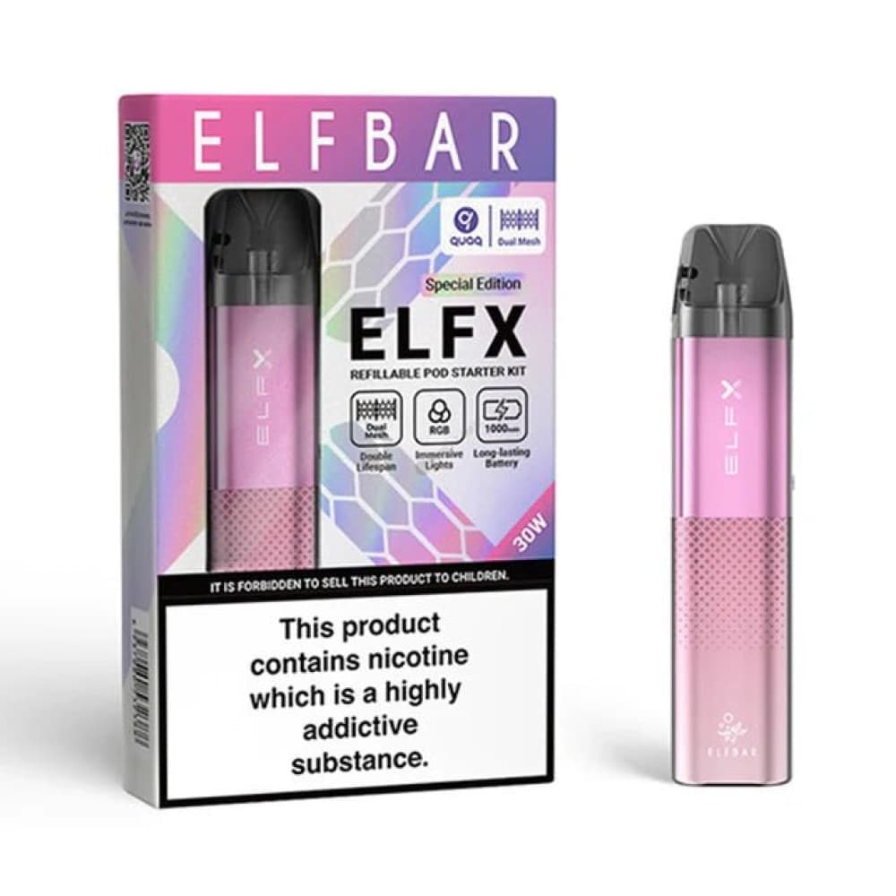  Pink Elf Bar ELFX Pod Vape Kit