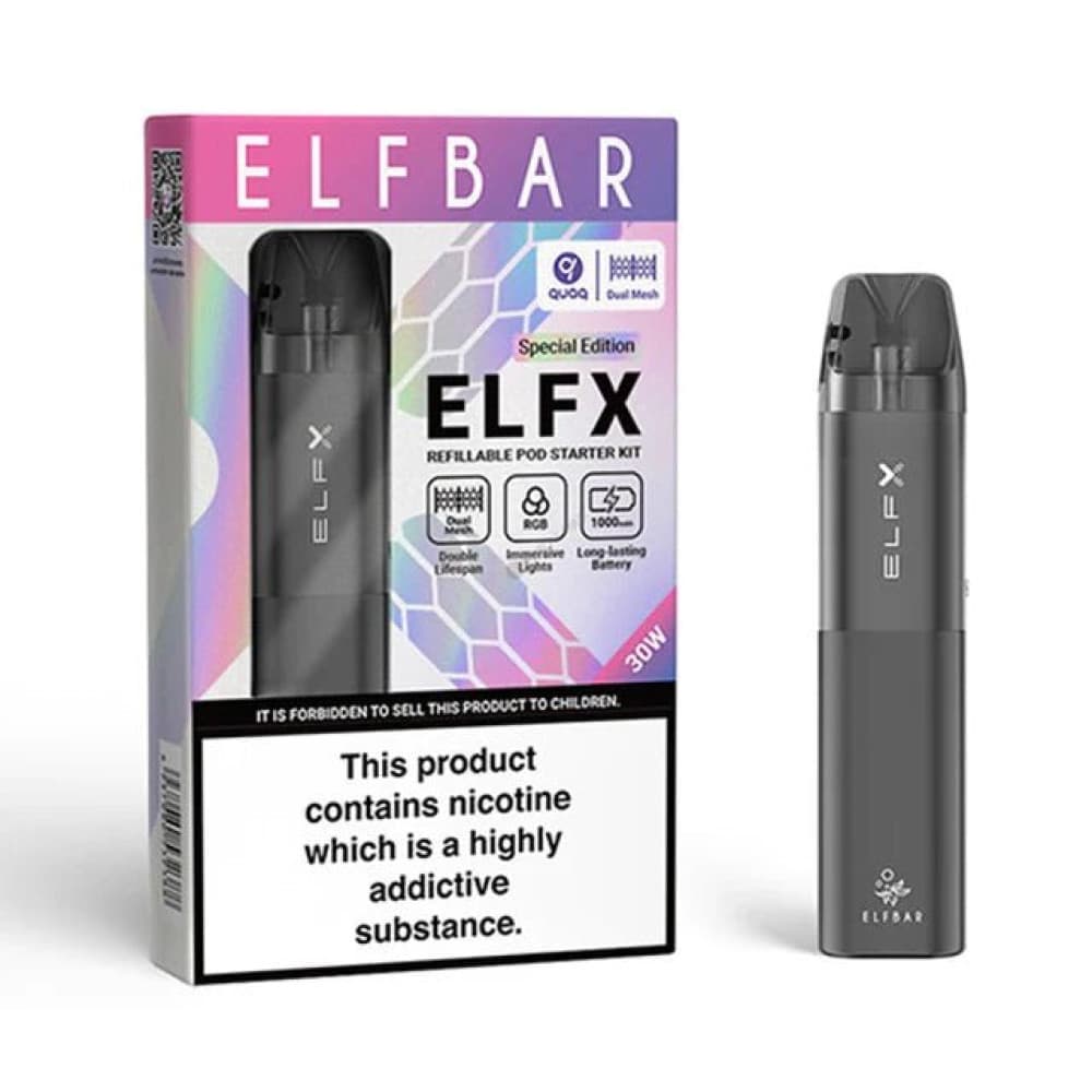  Gray Elf Bar ELFX Pod Vape Kit