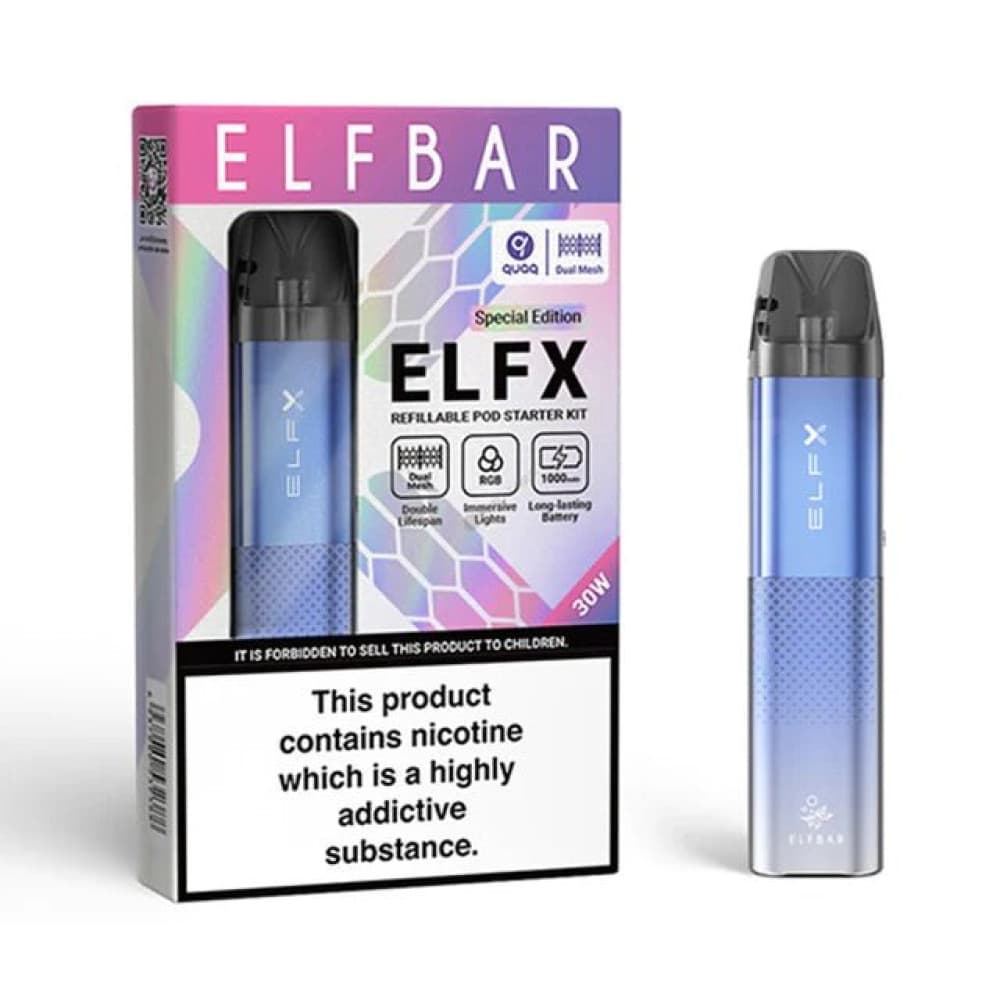  Blue Elf Bar ELFX Pod Vape Kit