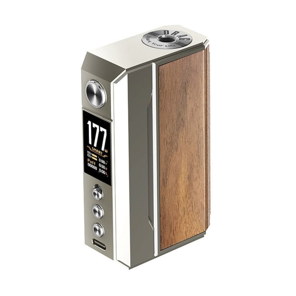  Pale Gold + Walnut Voopoo Drag 4 Box Mod
