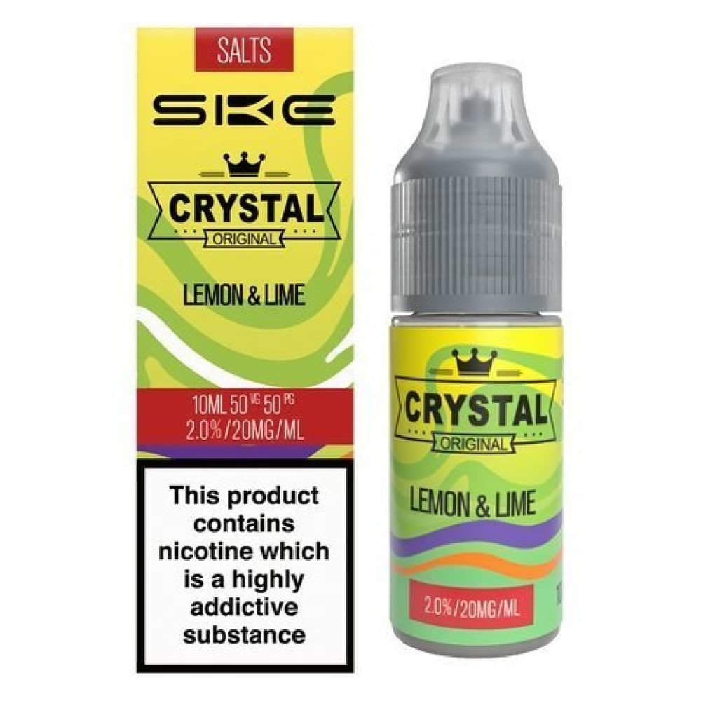 10mg / Lemon & Lime Ske Crystal Original Salt 10ml Nic Salts - Box of 10