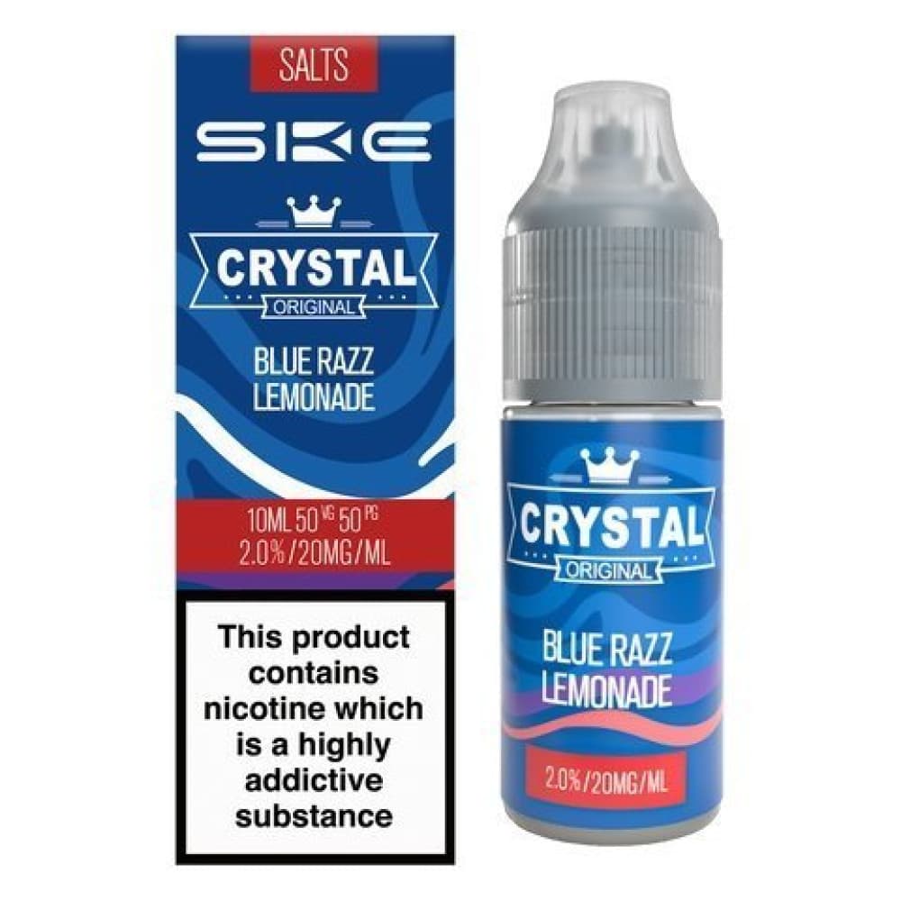  10mg / Blue Razz Lemonade Ske Crystal Original Salt 10ml Nic Salts - Box of 10