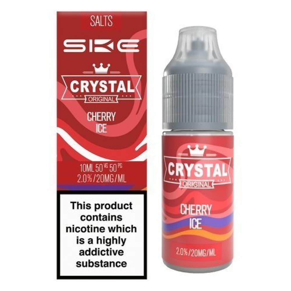  10mg / Cherry Ice Ske Crystal Original Salt 10ml Nic Salts - Box of 10