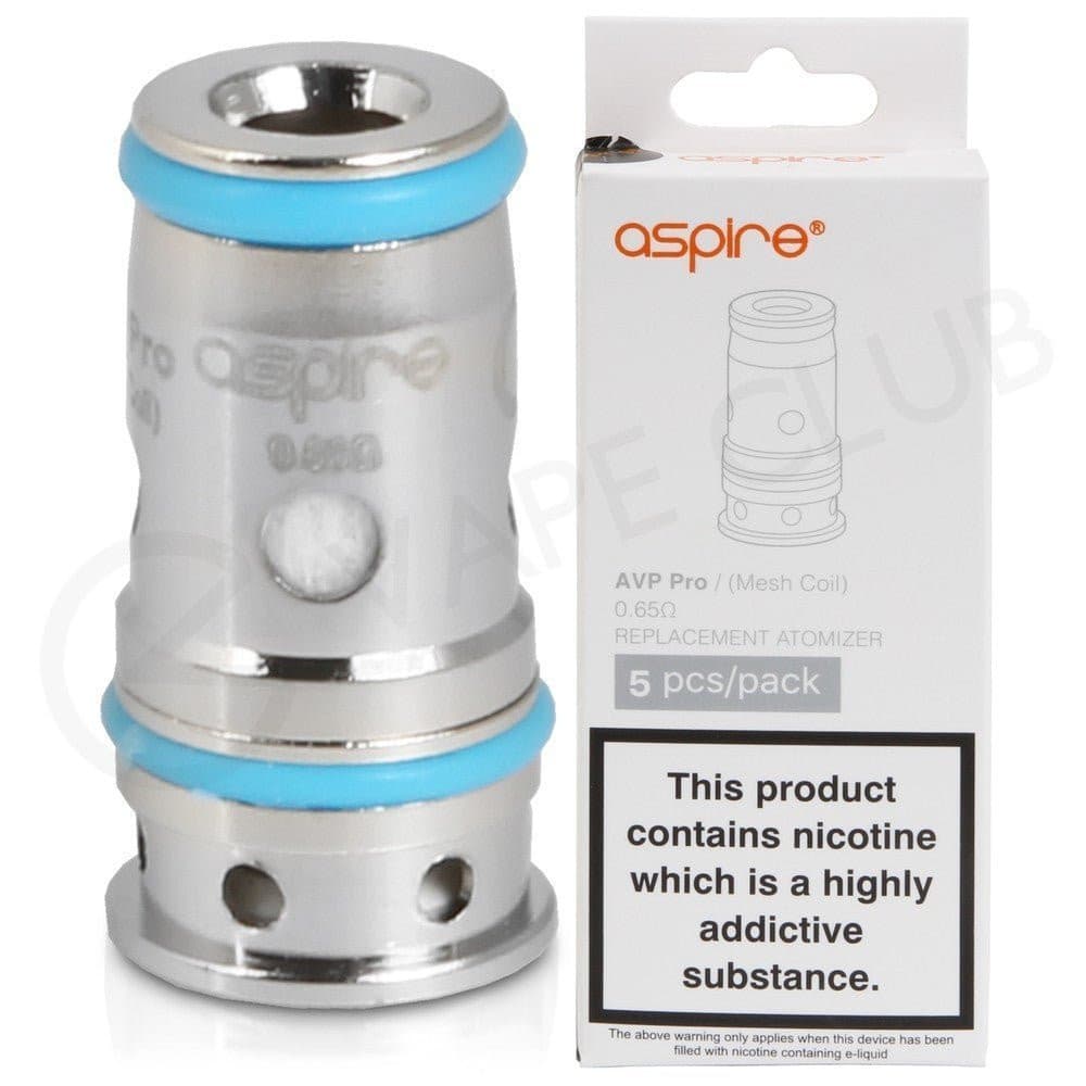  0.65 ohm Aspire AVP Coils - Pack of 5
