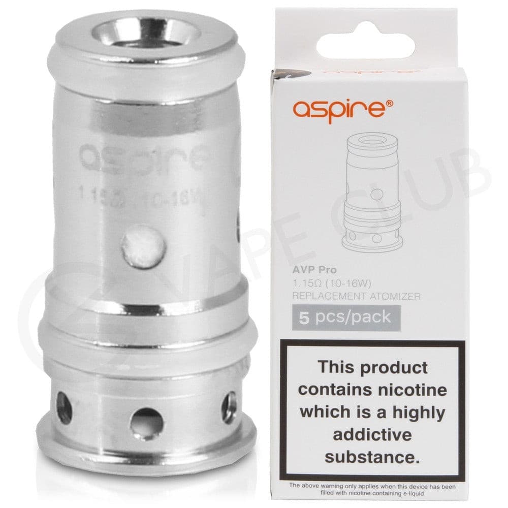  1.15 ohm Aspire AVP Coils - Pack of 5