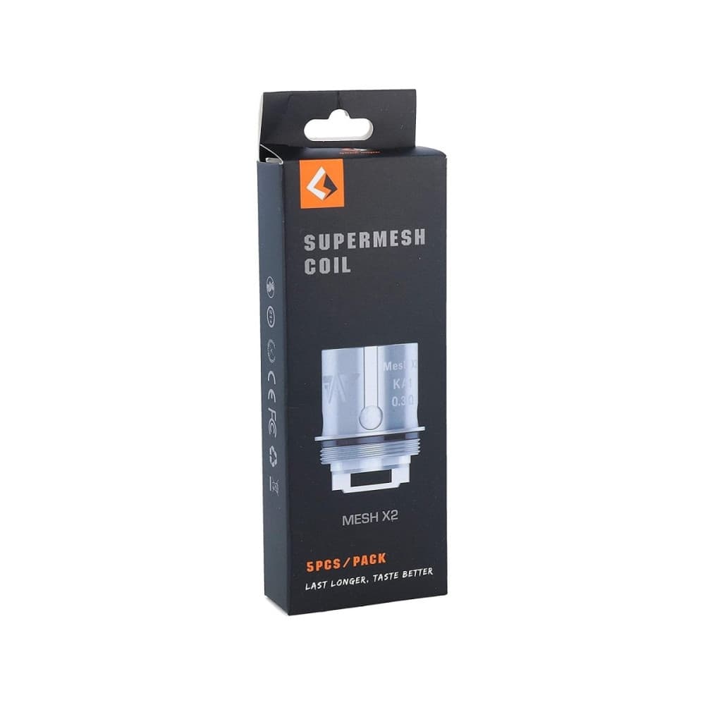  X2 0.3ohms Geekvape Super Mesh KA1 0.2ohm Coils - Pack of 5