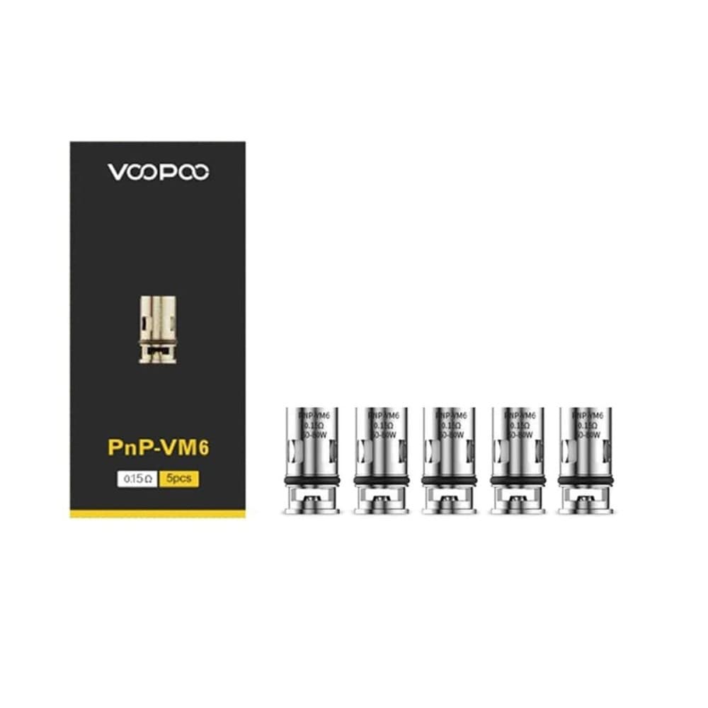  VM4 (0.6 OHM) VooPoo PnP Mesh Replacement Coils - Pack of 5
