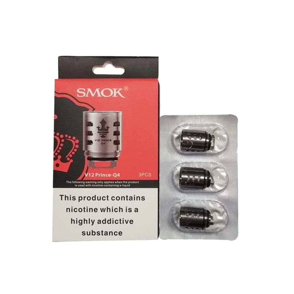  V12-Q4 SMOK TFV12 Tank Replacement Coils - Pack of 3