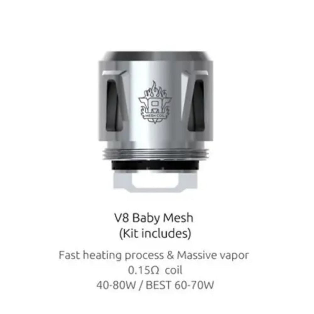  0.15 OHM Smok V8 Baby Q2 Coils - Pack of 5