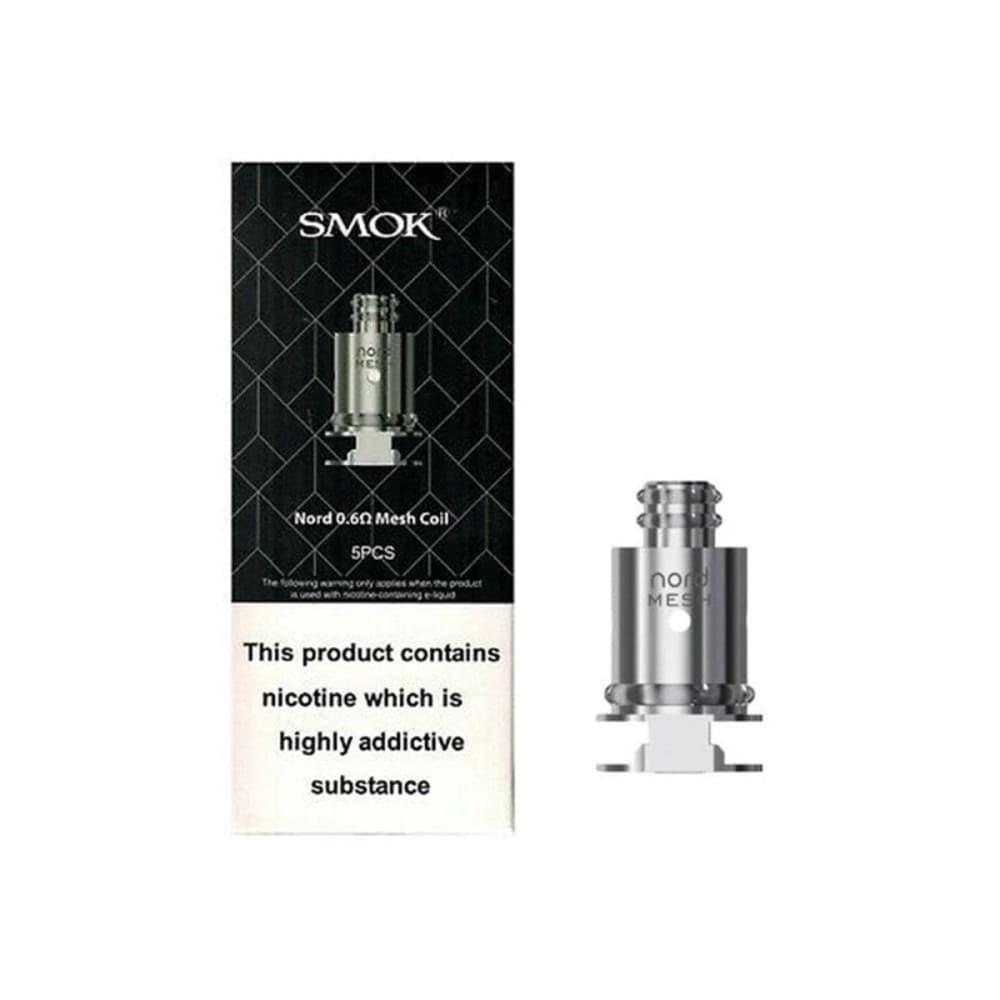  0.6Ω MESH COILS Smok Nord Replacement Coils- Pack of 5