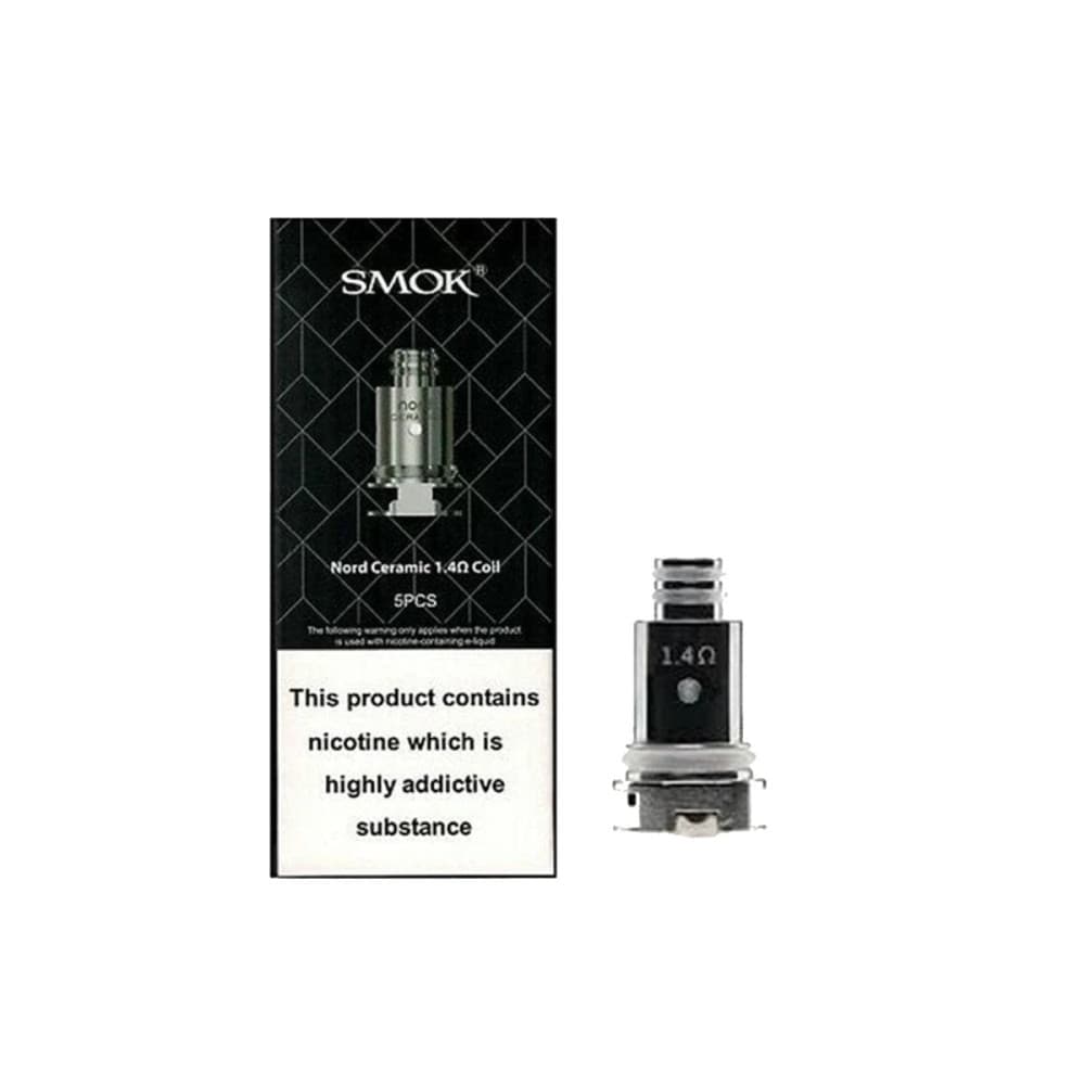  1.4Ω CERAMIC COILS Smok Nord Replacement Coils- Pack of 5