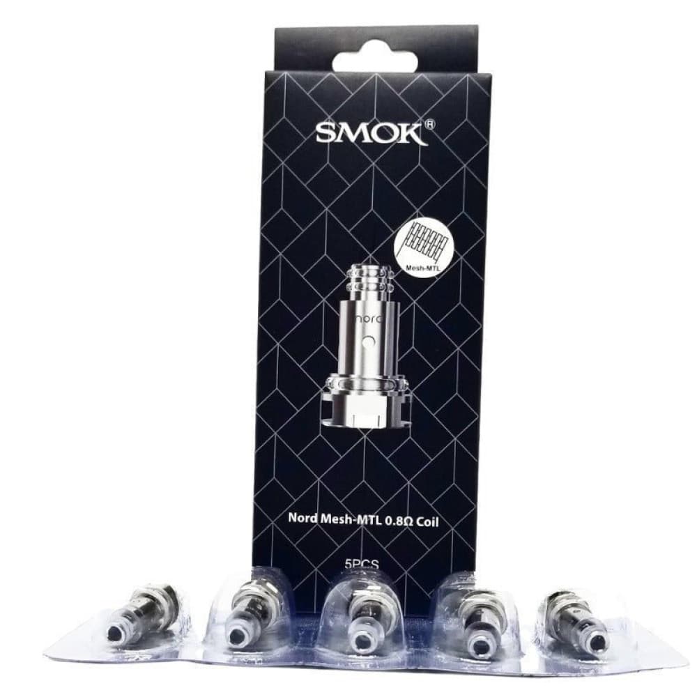  0.8Ω MESH COILS Smok Nord Replacement Coils- Pack of 5