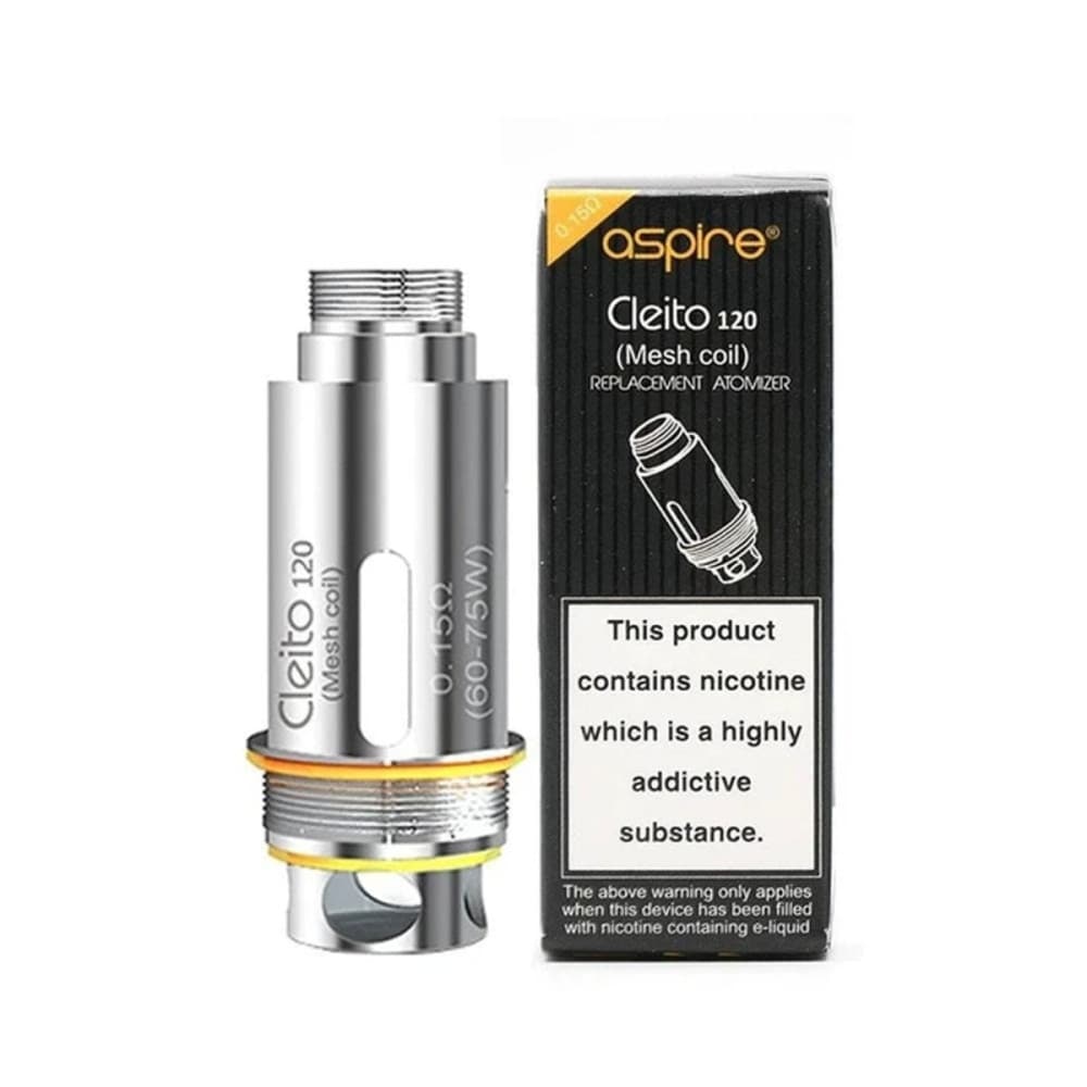  MESH 0.15 OHM Aspire Cleito 120 Mesh Coils - Pack of 5