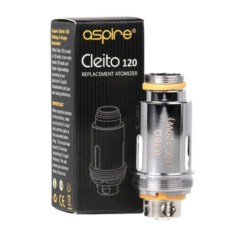  0.16 OHM Aspire Cleito 120 Mesh Coils - Pack of 5