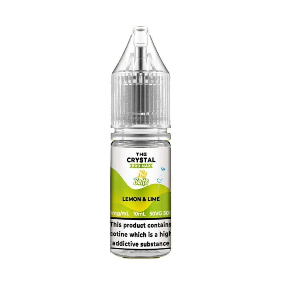  Lemon Lime / 10mg The Crystal Pro Max Nic Salt 10ml E Liquid