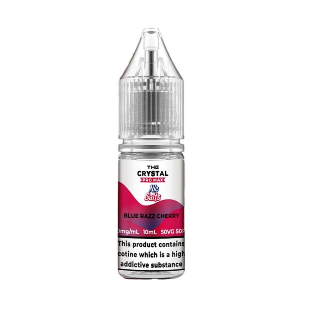  Blue Razz Cherry / 10mg The Crystal Pro Max Nic Salt 10ml E Liquid