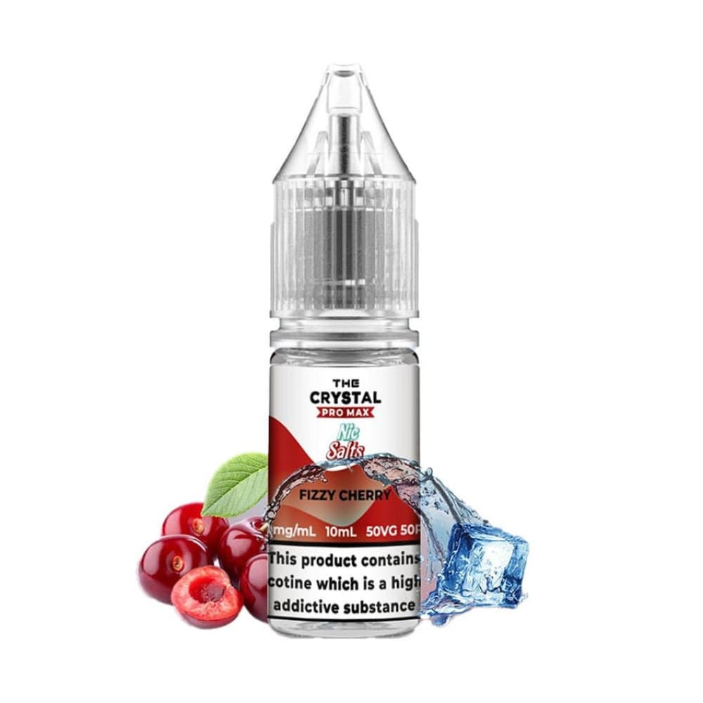  Fizzy Cherry / 10mg The Crystal Pro Max Nic Salt 10ml E Liquid