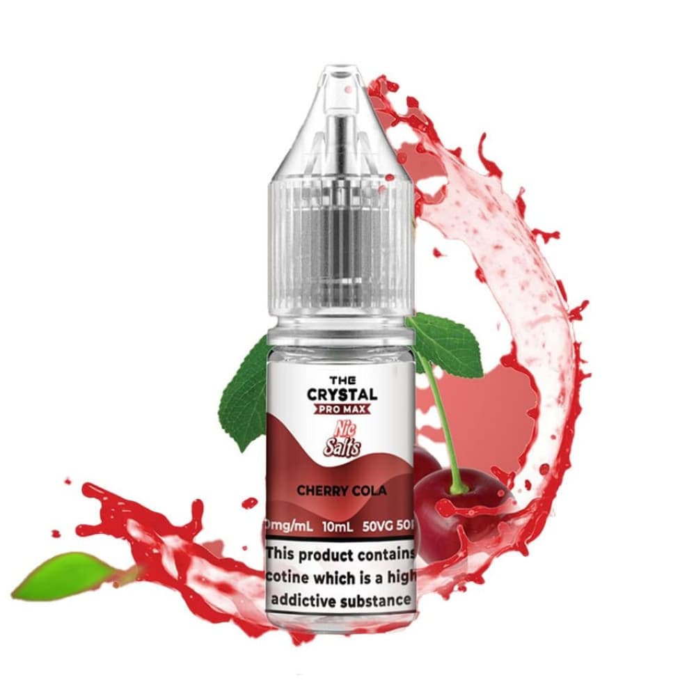  Cherry Cola / 10mg The Crystal Pro Max Nic Salt 10ml E Liquid