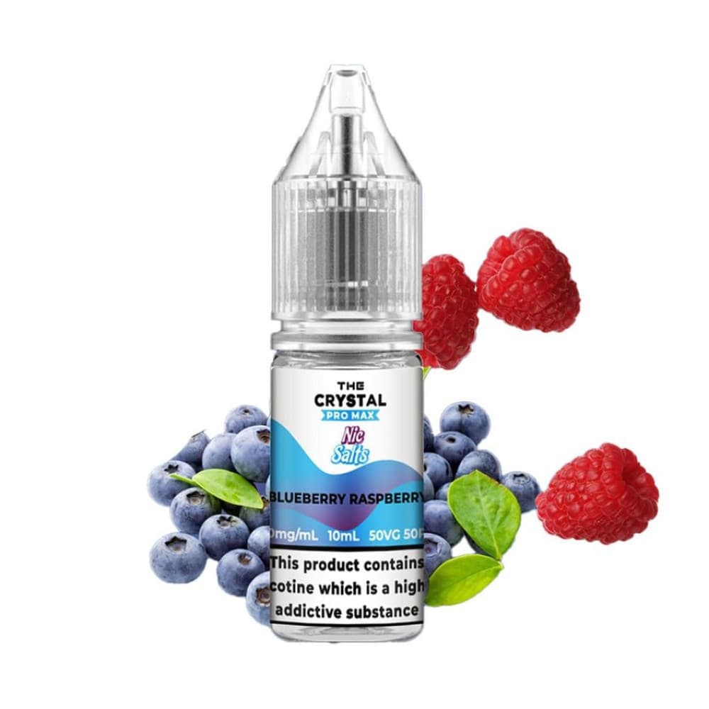  Blueberry Raspberry / 10mg The Crystal Pro Max Nic Salt 10ml E Liquid