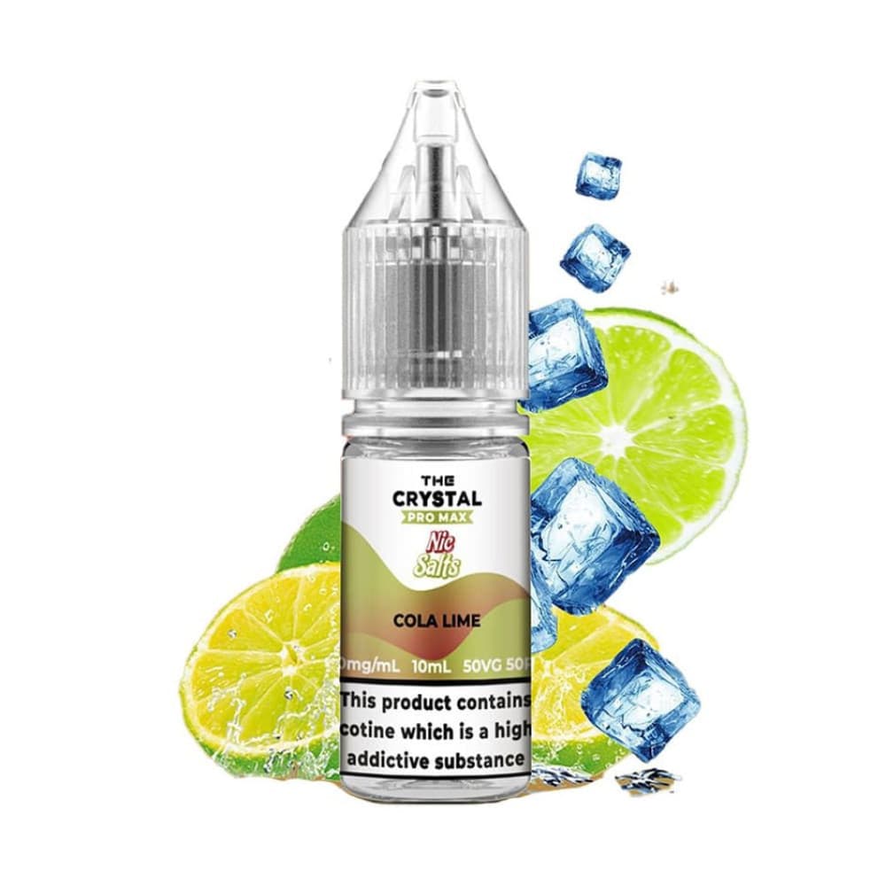  Cola Lime / 10mg The Crystal Pro Max Nic Salt 10ml E Liquid