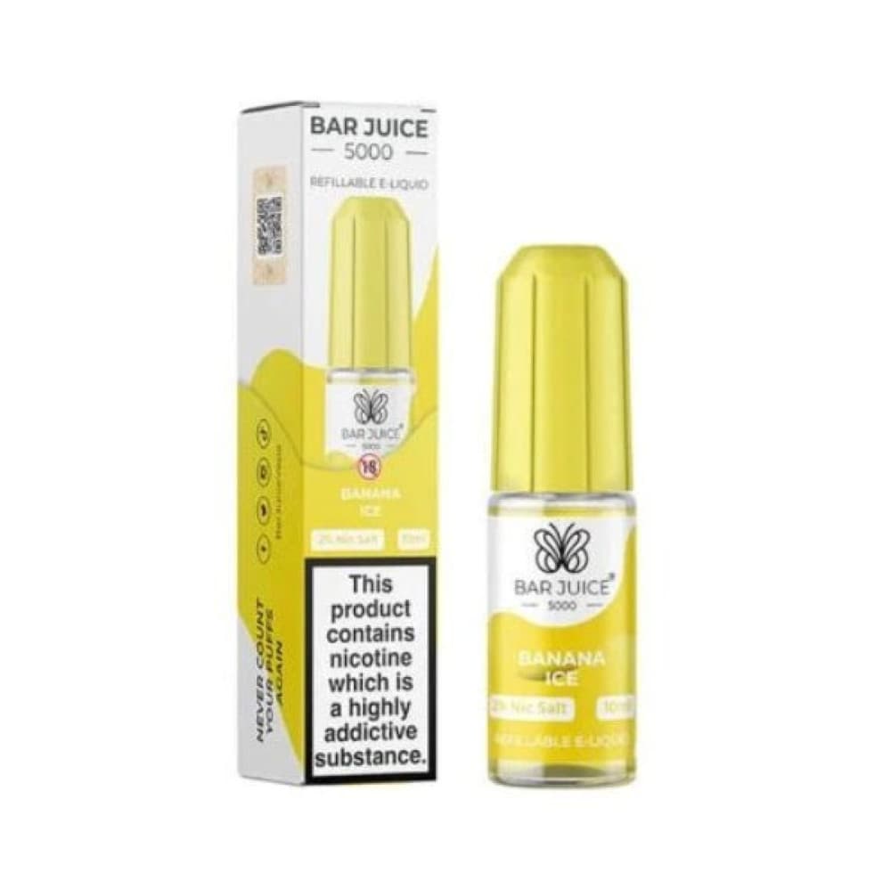  10mg / Banana Ice Bar Juice 5000 - Nic Salt 10ml E-Liquid Box of 10
