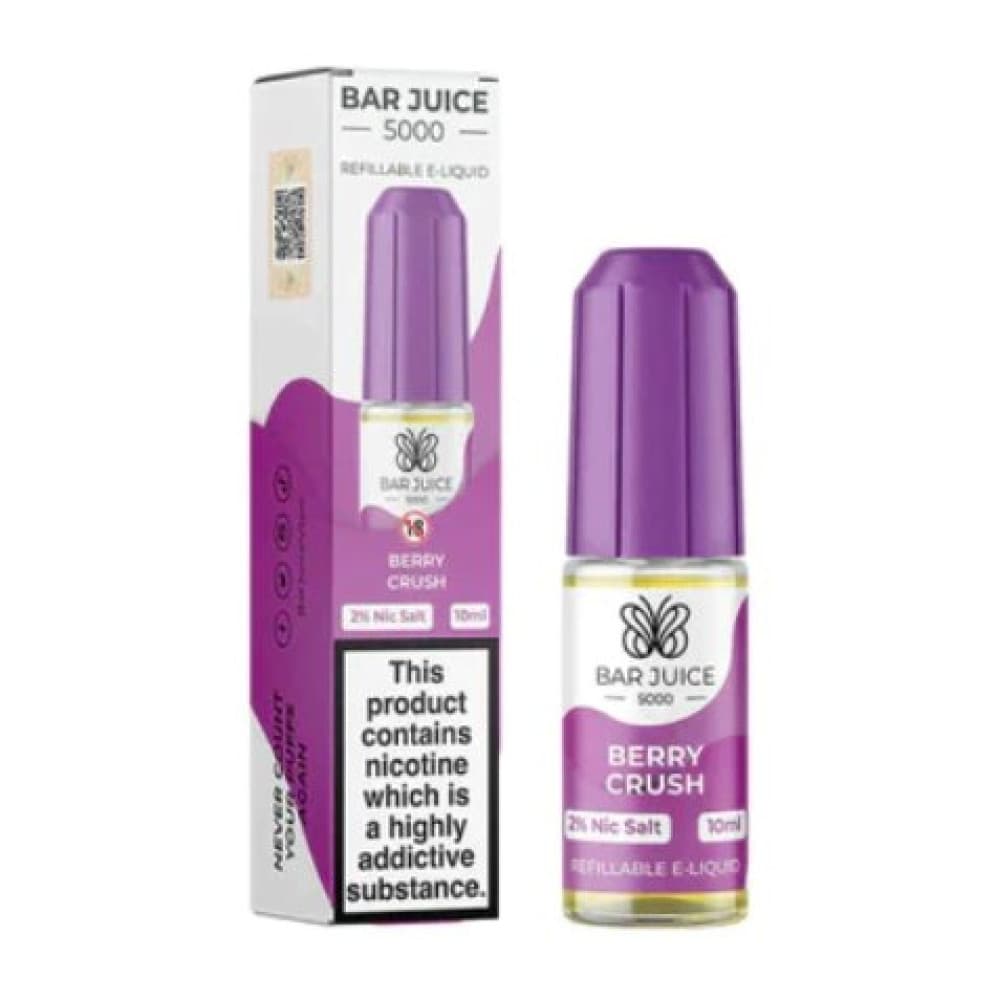  10mg / Berry Crush Bar Juice 5000 - Nic Salt 10ml E-Liquid Box of 10