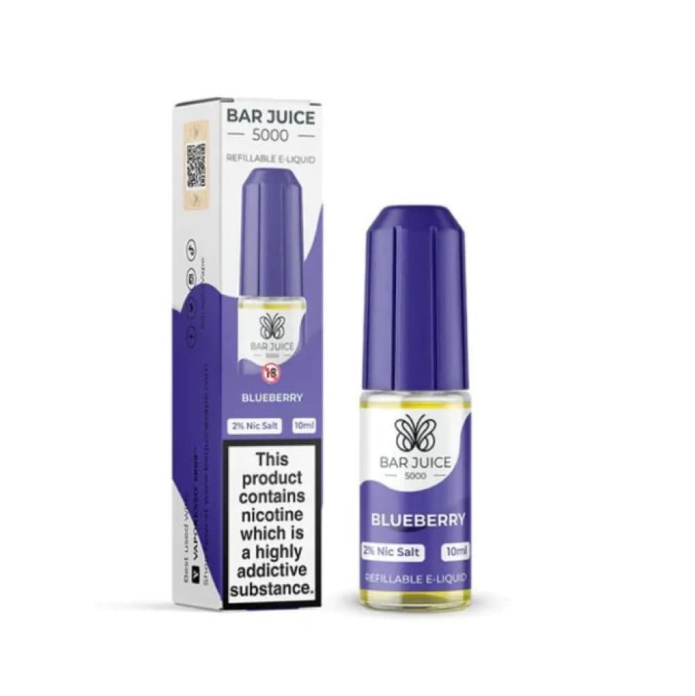  10mg / Blueberry Pomegranate Bar Juice 5000 - Nic Salt 10ml E-Liquid Box of 10