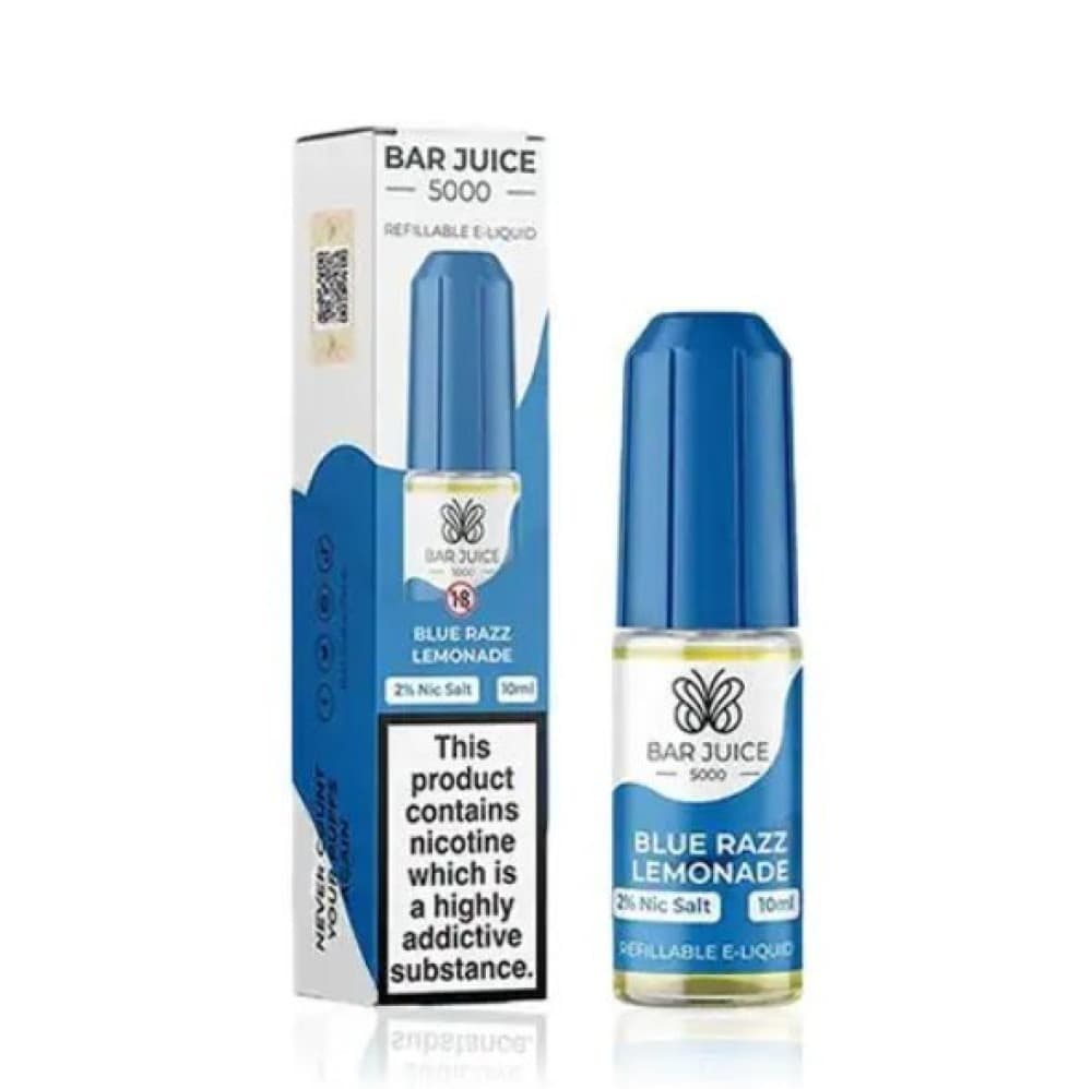  20mg / Blue Razz Lemonade Bar Juice 5000 - Nic Salt 10ml E-Liquid Box of 10