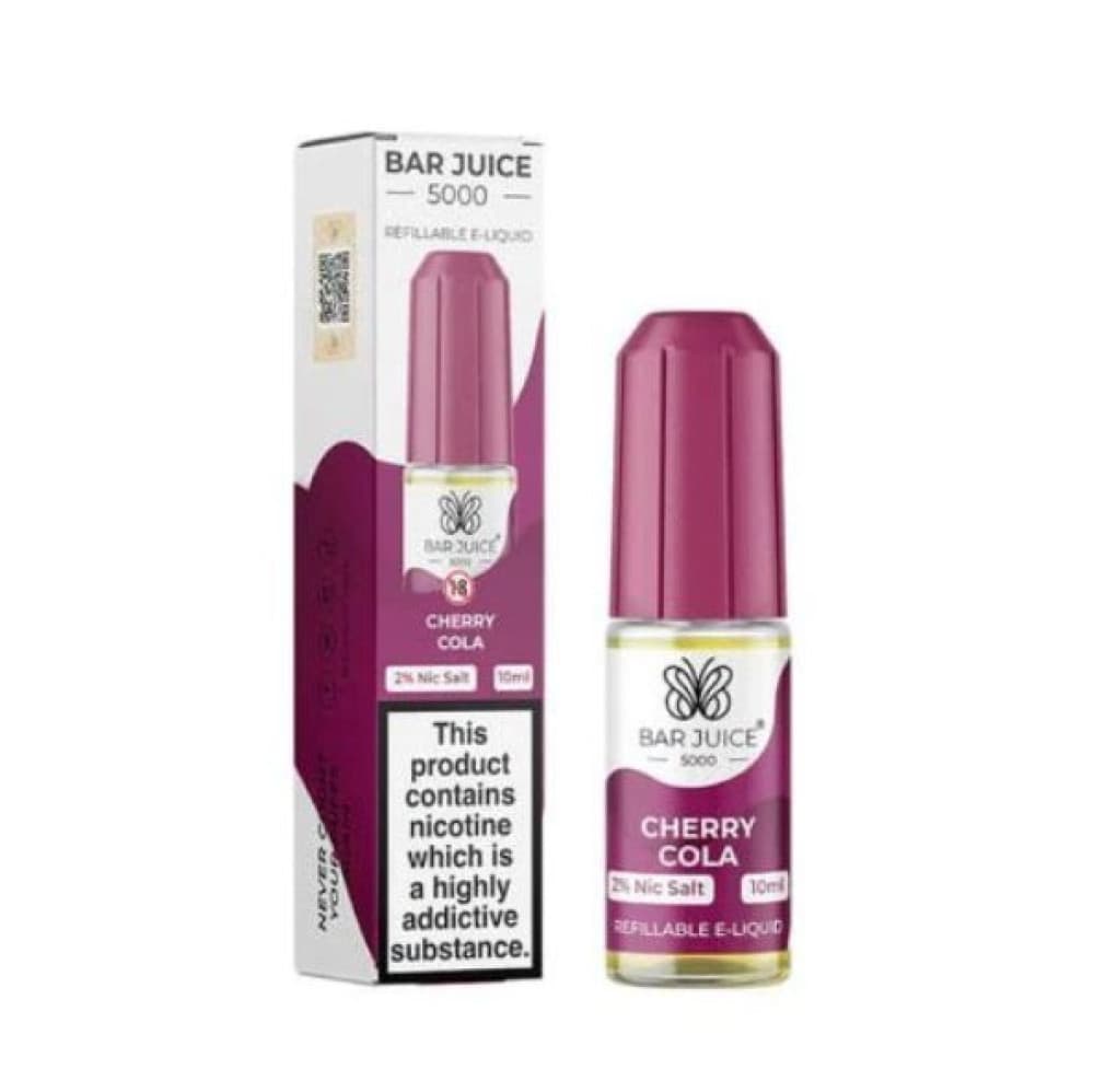  20mg / Cherry Cola Bar Juice 5000 - Nic Salt 10ml E-Liquid Box of 10