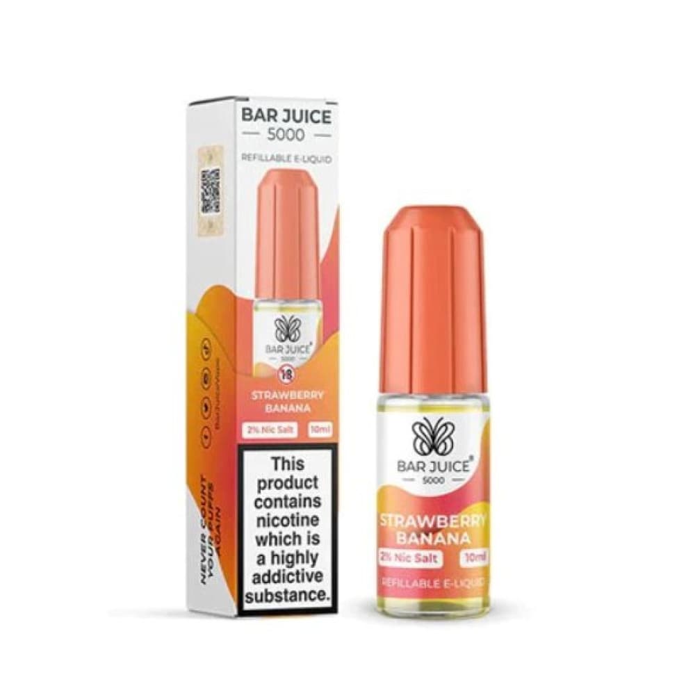  20mg / Strawberry ice Bar Juice 5000 - Nic Salt 10ml E-Liquid Box of 10