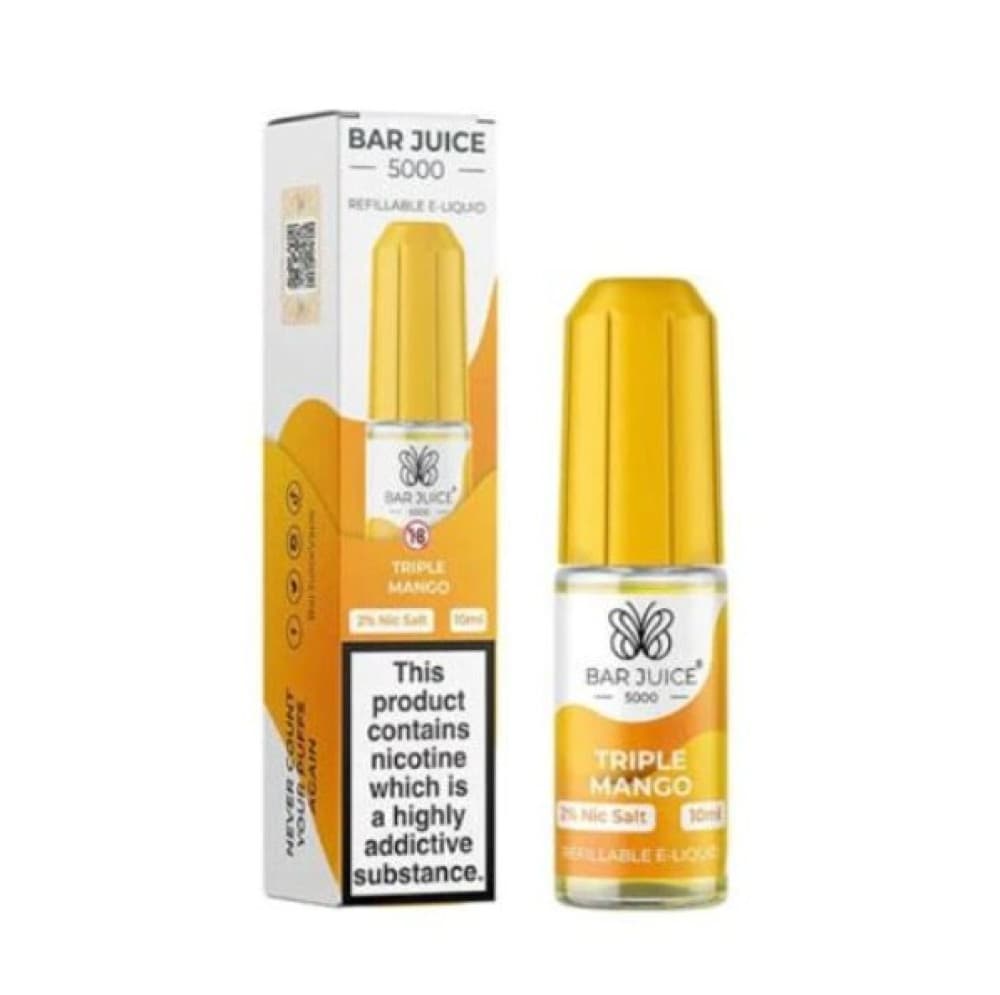  10mg / Triple Mango Bar Juice 5000 - Nic Salt 10ml E-Liquid Box of 10